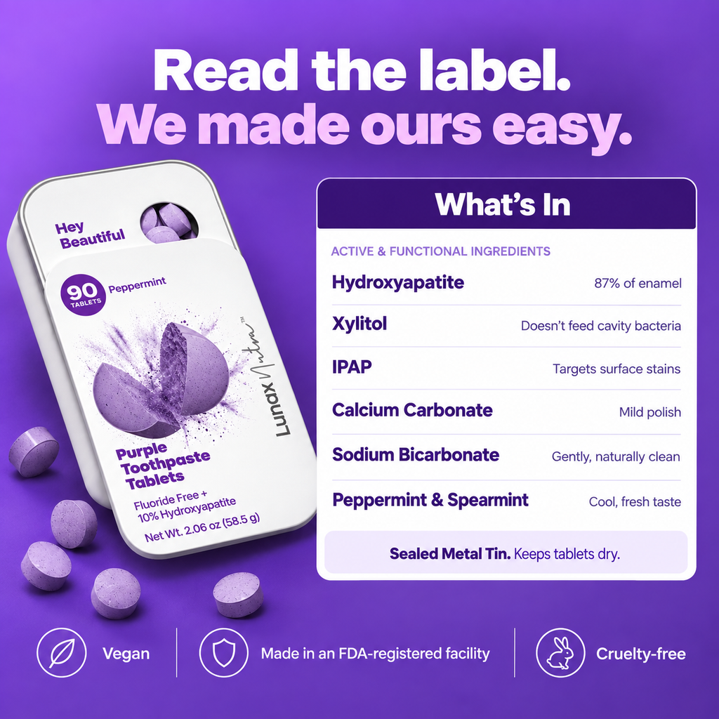 VioletBite Whitening Purple Toothpaste Tablets