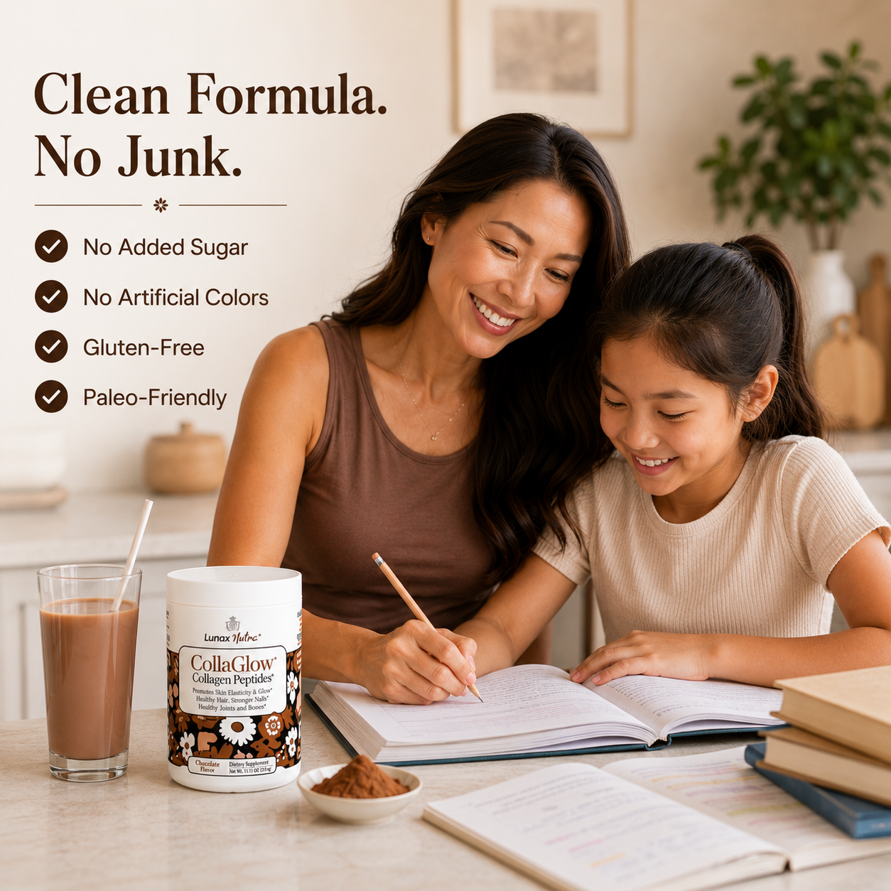 CollaGlow™ Chocolate Collagen Peptides
