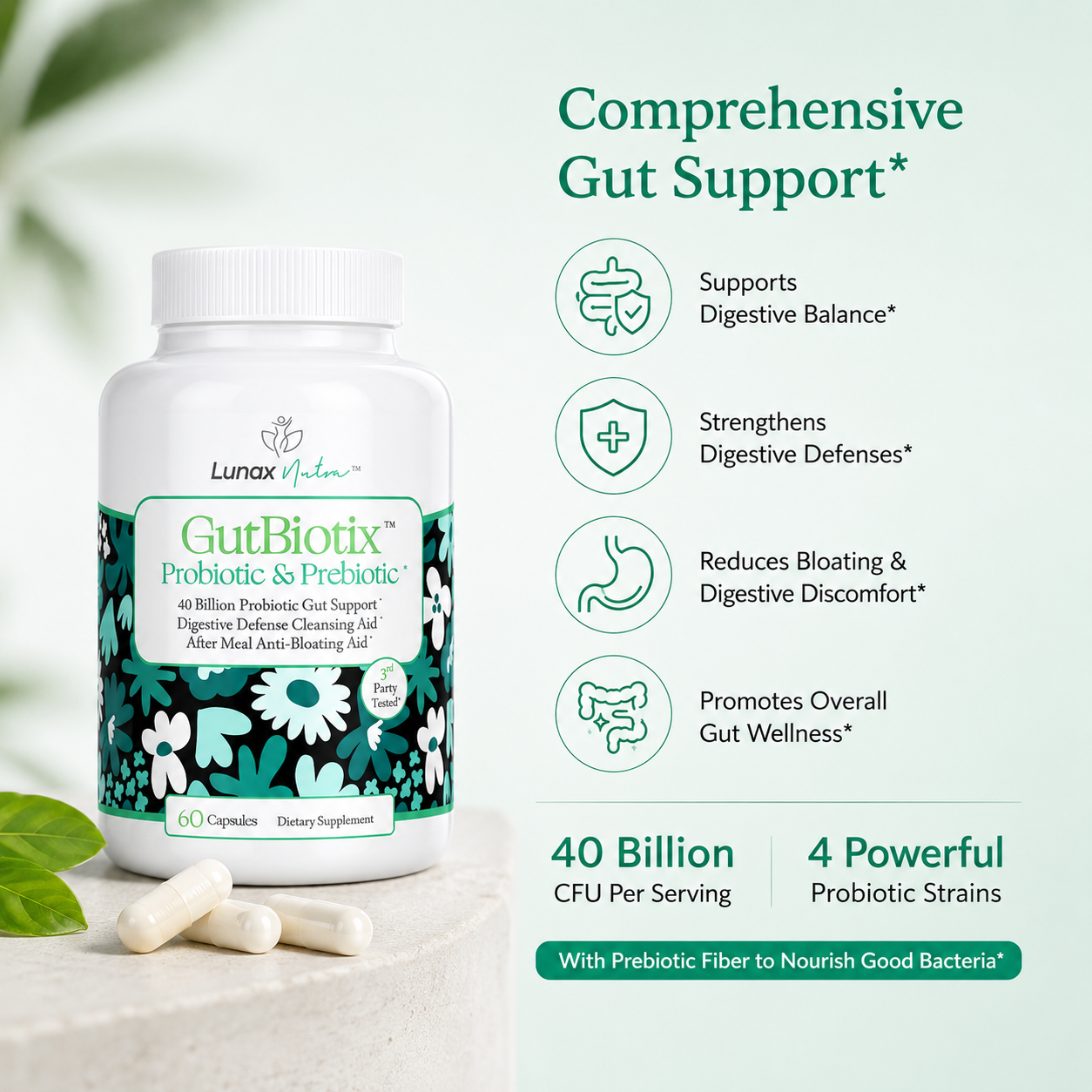 GutBiotix™ Probiotic & Prebiotic