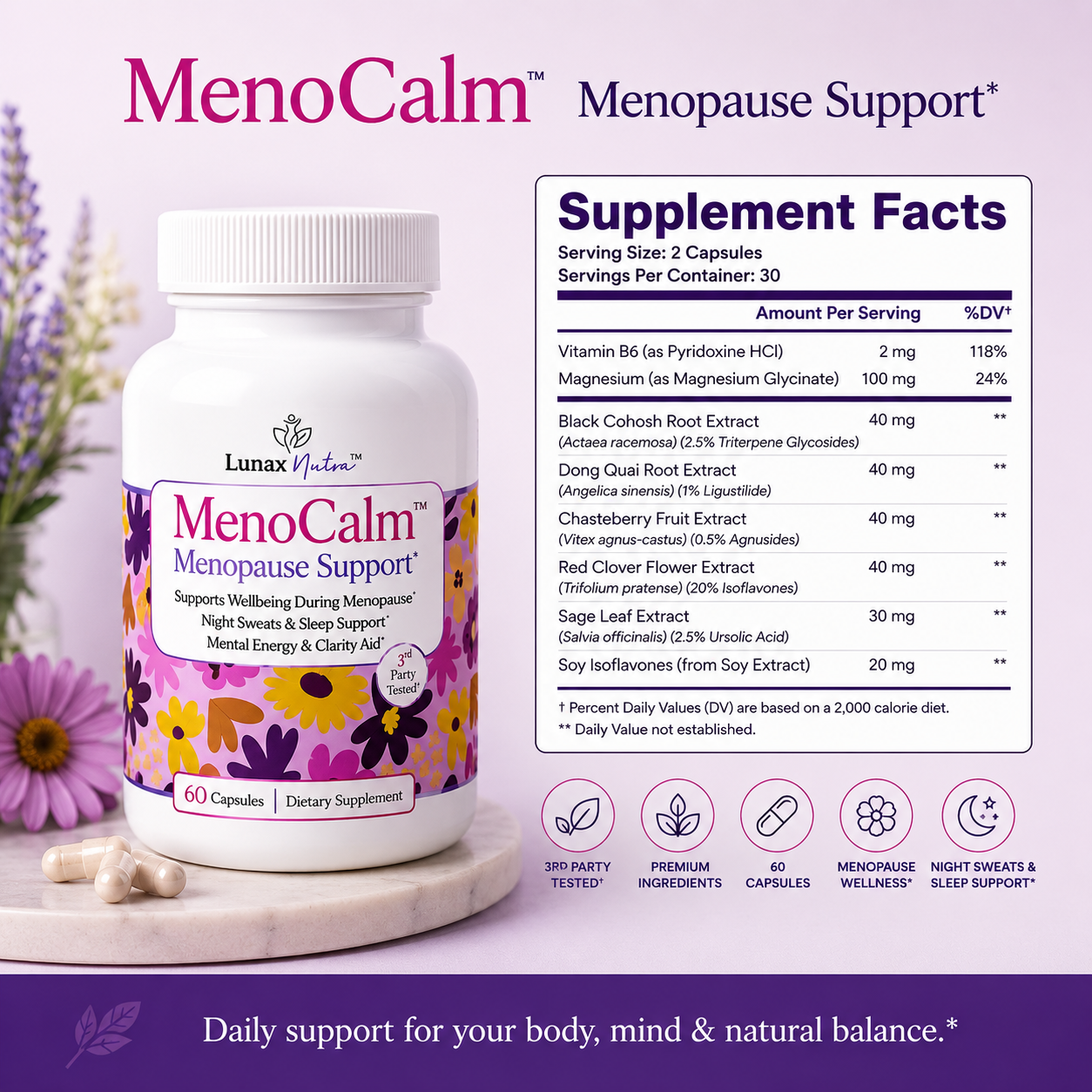 MenoCalm™ Menopause Support